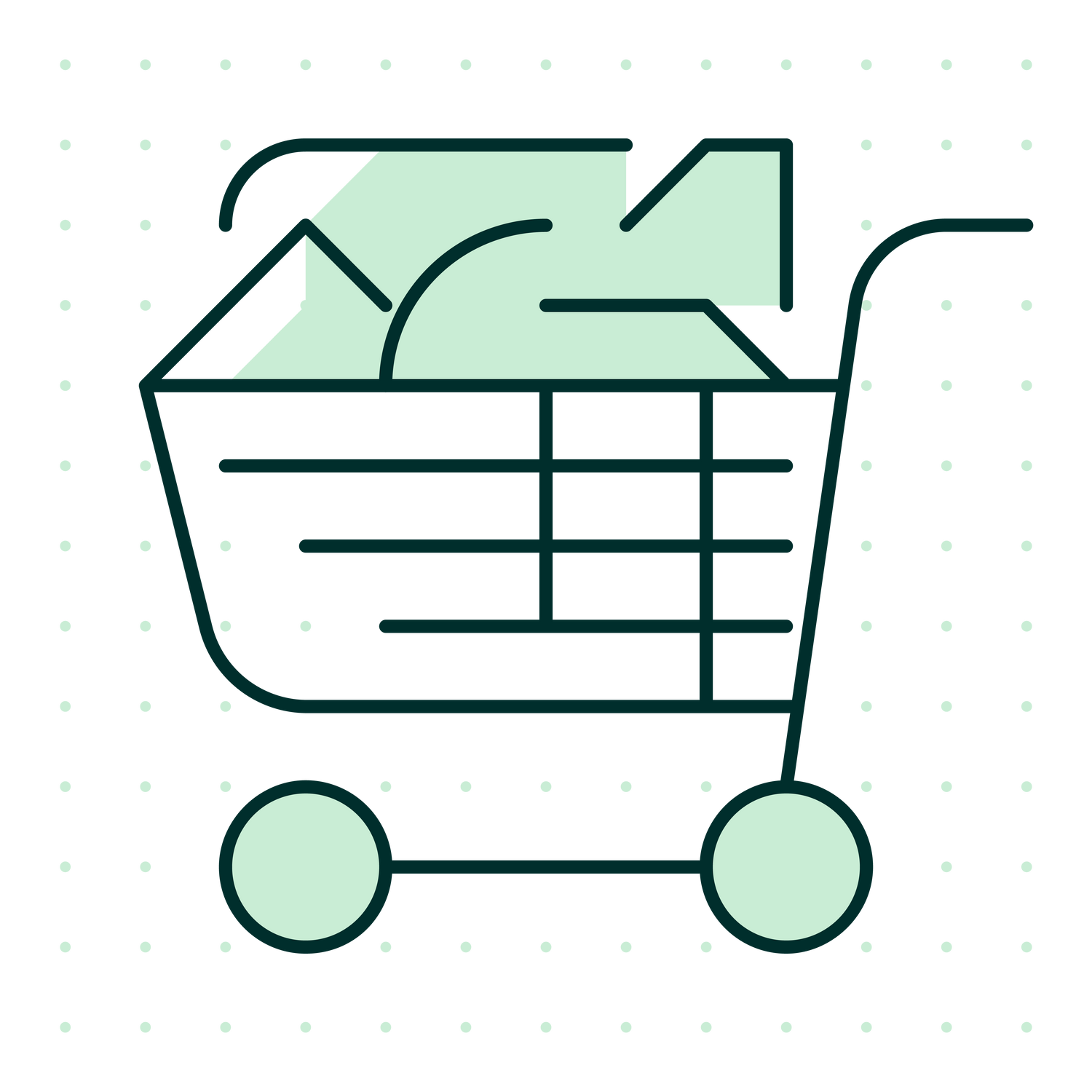smf solutions shopping trolley icon